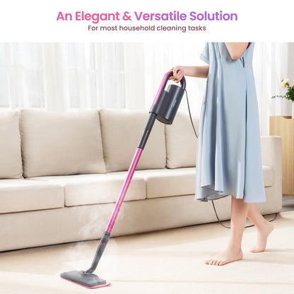 Steam Mop with Detachable Handheld Steamer